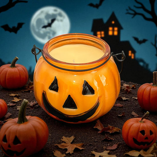 Jack-o-lantern Candle